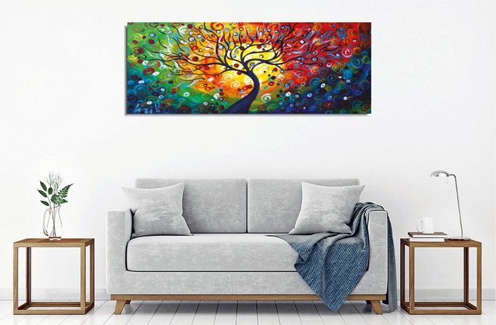 Wallity PC197 Lienzo Decorativo Multicolor 30 x 80 cm Wallity PC197 Lienzo Decorativo Multicolor 30 x 80 cm